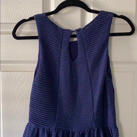 Bordeaux Navy Blue Dress - Picture 6 of 7